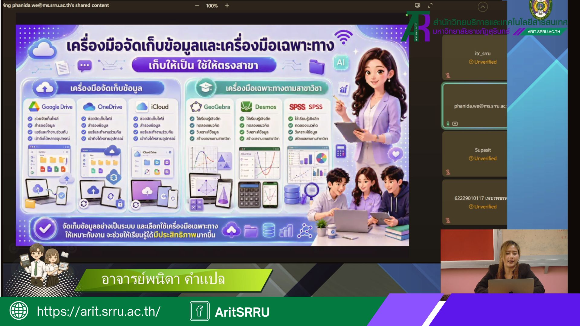 หน้าปก เว็บ Arit
